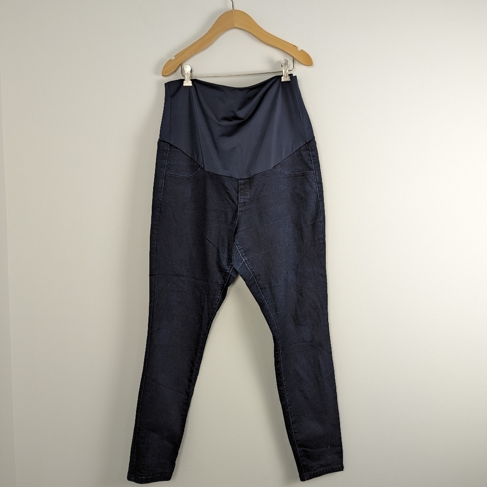 Insider Premium Denim Maternity Jeggings, Size XL/TG